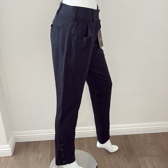 Vivienne Westwood Anglomania Twisted Trousers in Black Wool Blend Italian 40 - Picture 9 of 11